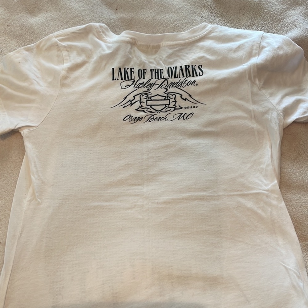 Ladies white t-shirt - Picture 2 of 3